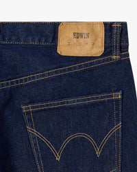 Edwin Made in Japan Regular Straight Mens Jeans - 12.5oz Kaihara Pure Indigo Openend Denim / Blue Rinsed | Edwin Jeans | JEANSTORE