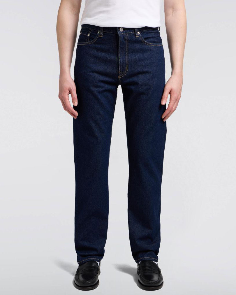 Edwin Made in Japan Regular Straight Mens Jeans - 12.5oz Kaihara Pure Indigo Openend Denim / Blue Rinsed | Edwin Jeans | JEANSTORE