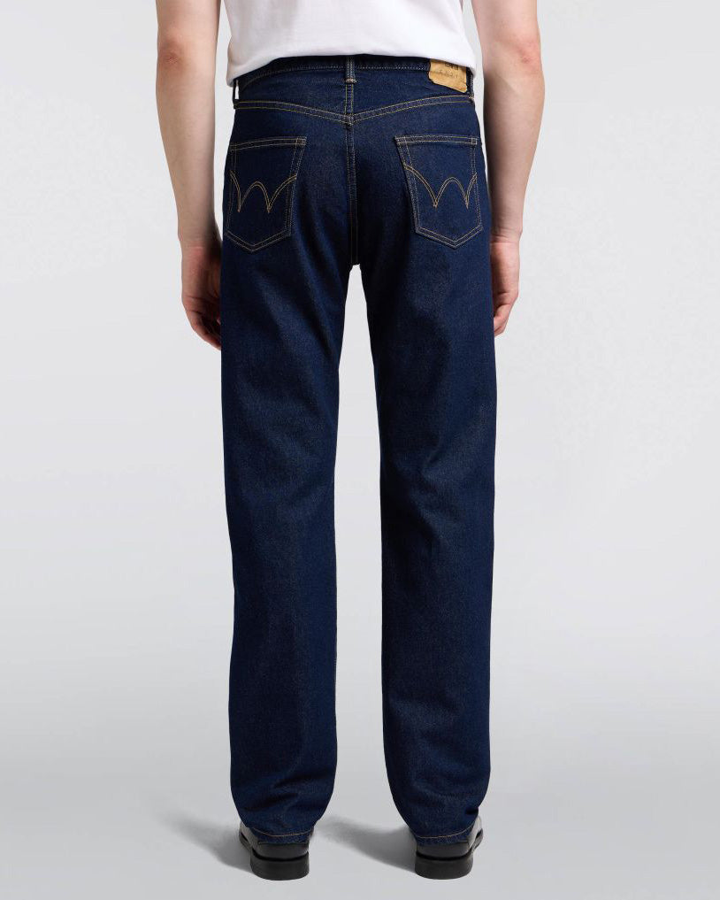 Edwin Made in Japan Regular Straight Mens Jeans - 12.5oz Kaihara Pure Indigo Openend Denim / Blue Rinsed | Edwin Jeans | JEANSTORE