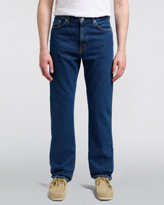 Edwin Made in Japan Regular Straight Mens Jeans - 12.5oz Kaihara Pure Indigo Openend Denim / Blue Mid Used