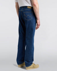 Edwin Made in Japan Regular Straight Mens Jeans - 12.5oz Kaihara Pure Indigo Openend Denim / Blue Mid Used | Edwin Jeans | Jeanstore