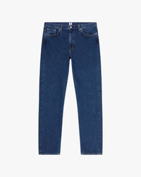 Edwin Made in Japan Regular Straight Mens Jeans - 12.5oz Kaihara Pure Indigo Openend Denim / Blue Mid Used | Edwin Jeans | Jeanstore
