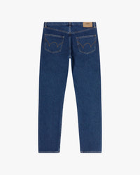 Edwin Made in Japan Regular Straight Mens Jeans - 12.5oz Kaihara Pure Indigo Openend Denim / Blue Mid Used | Edwin Jeans | Jeanstore