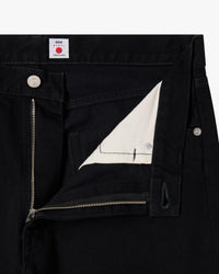 Edwin Made in Japan Loose Fit Mens Jeans - 13oz Kaihara Right Hand Denim / Black Unwashed
