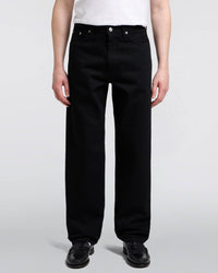 Edwin Made in Japan Loose Fit Mens Jeans - 13oz Kaihara Right Hand Denim / Black Unwashed
