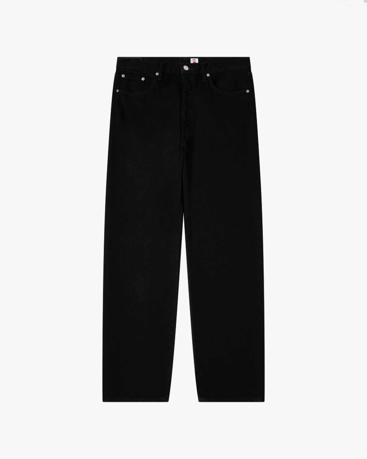 Edwin Made in Japan Loose Fit Mens Jeans - 13oz Kaihara Right Hand Denim / Black Unwashed