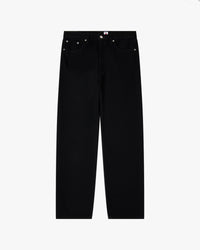 Edwin Made in Japan Loose Fit Mens Jeans - 13oz Kaihara Right Hand Denim / Black Unwashed