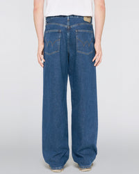 Edwin Made in Japan Wide Pant Loose Mens Jeans - 12.5oz Kaihara Pure Indigo Openend Denim / Blue Mid Used