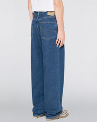 Edwin Made in Japan Wide Pant Loose Mens Jeans - 12.5oz Kaihara Pure Indigo Openend Denim / Blue Mid Used