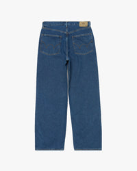 Edwin Made in Japan Wide Pant Loose Mens Jeans - 12.5oz Kaihara Pure Indigo Openend Denim / Blue Mid Used