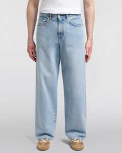 Edwin Made in Japan Wide Pant Loose Mens Jeans - 12.5oz Kaihara Pure Indigo Openend Denim / Blue Light Used