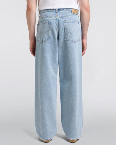 Edwin Made in Japan Wide Pant Loose Mens Jeans - 12.5oz Kaihara Pure Indigo Openend Denim / Blue Light Used | Edwin Jeans | JEANSTORE