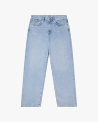 Edwin Made in Japan Wide Pant Loose Mens Jeans - 12.5oz Kaihara Pure Indigo Openend Denim / Blue Light Used | Edwin Jeans | Jeanstore
