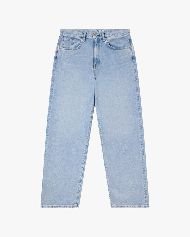 Edwin Made in Japan Wide Pant Loose Mens Jeans - 12.5oz Kaihara Pure Indigo Openend Denim / Blue Light Used