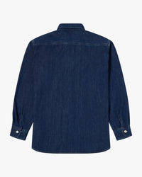 Edwin L/S Work Shirt - 7oz Right Hand Denim / Blue Dark Used | Edwin Shirts | Jeanstore