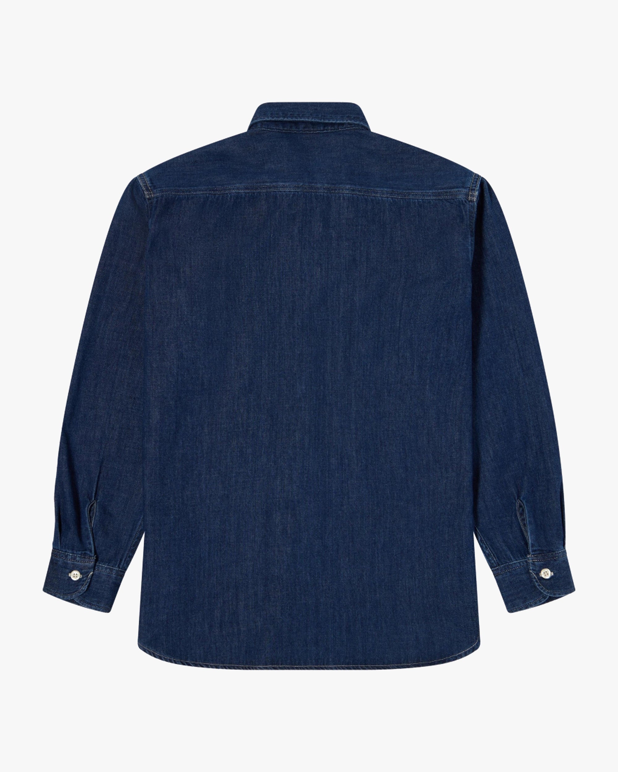 Edwin L/S Work Shirt - 7oz Right Hand Denim / Blue Dark Used