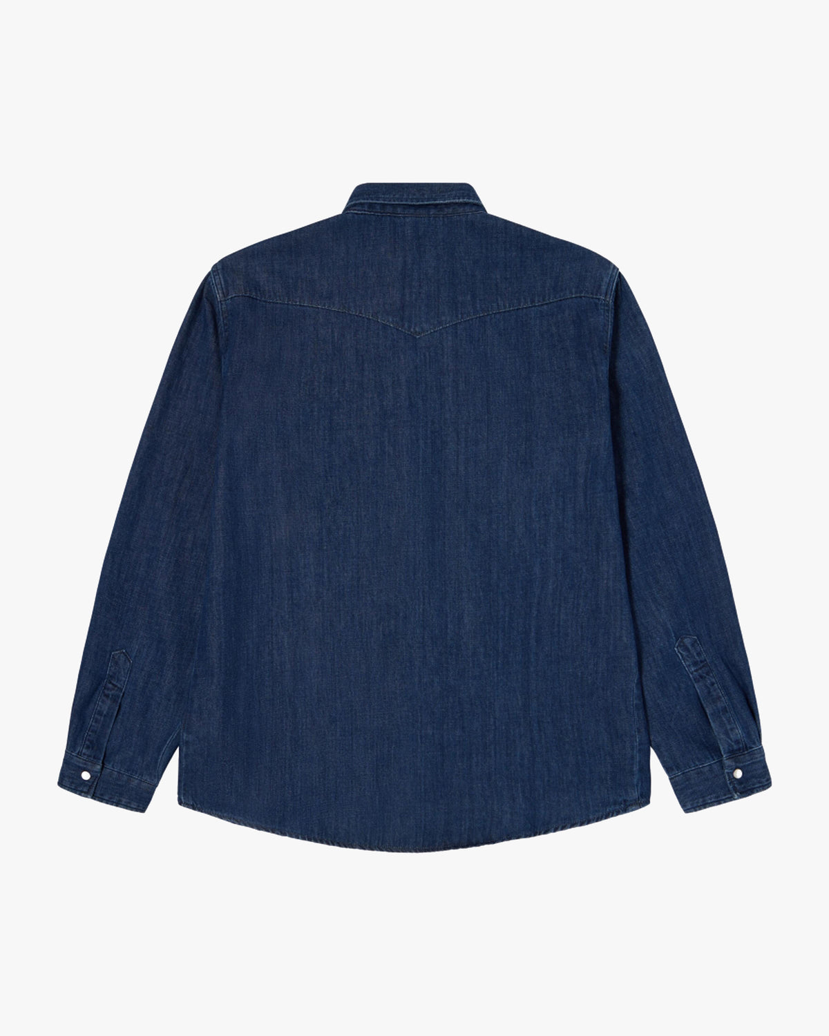 Edwin L/S Western Shirt - 7oz Right Hand Denim / Blue Dark Used | Edwin Shirts | Jeanstore