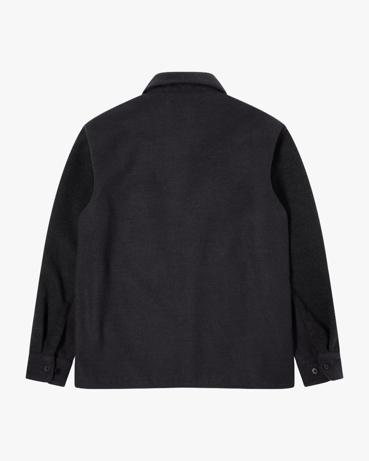 Edwin L/S Snug Overshirt - Dark Grey Marl