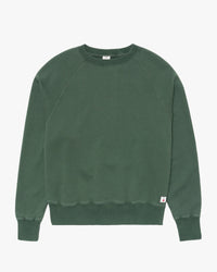 Edwin Made In Japan Raglan Sleeve Crew - Green Ozone
