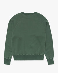 Edwin Made In Japan Raglan Sleeve Crew - Green Ozone