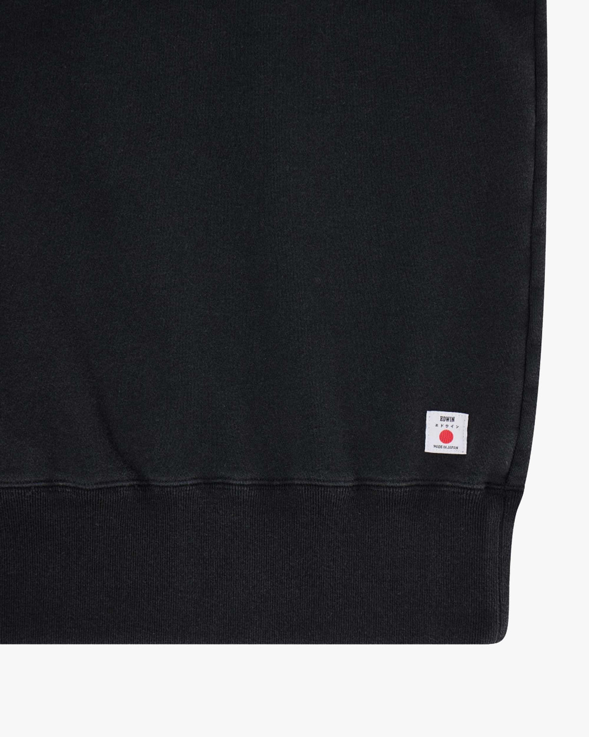 Edwin Made In Japan Raglan Sleeve Crew - Black Ozone