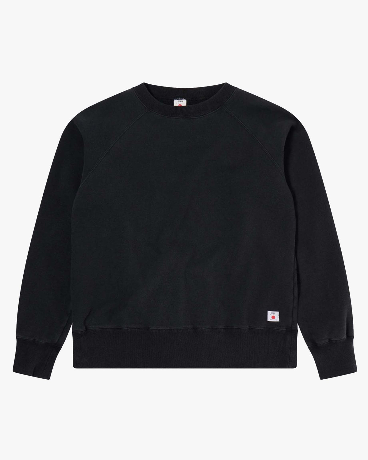 Edwin Made In Japan Raglan Sleeve Crew - Black Ozone
