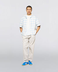 Edwin S/S Saga Shirt - Light Blue