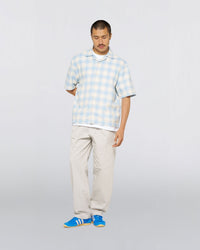 Edwin S/S Saga Shirt - Light Blue