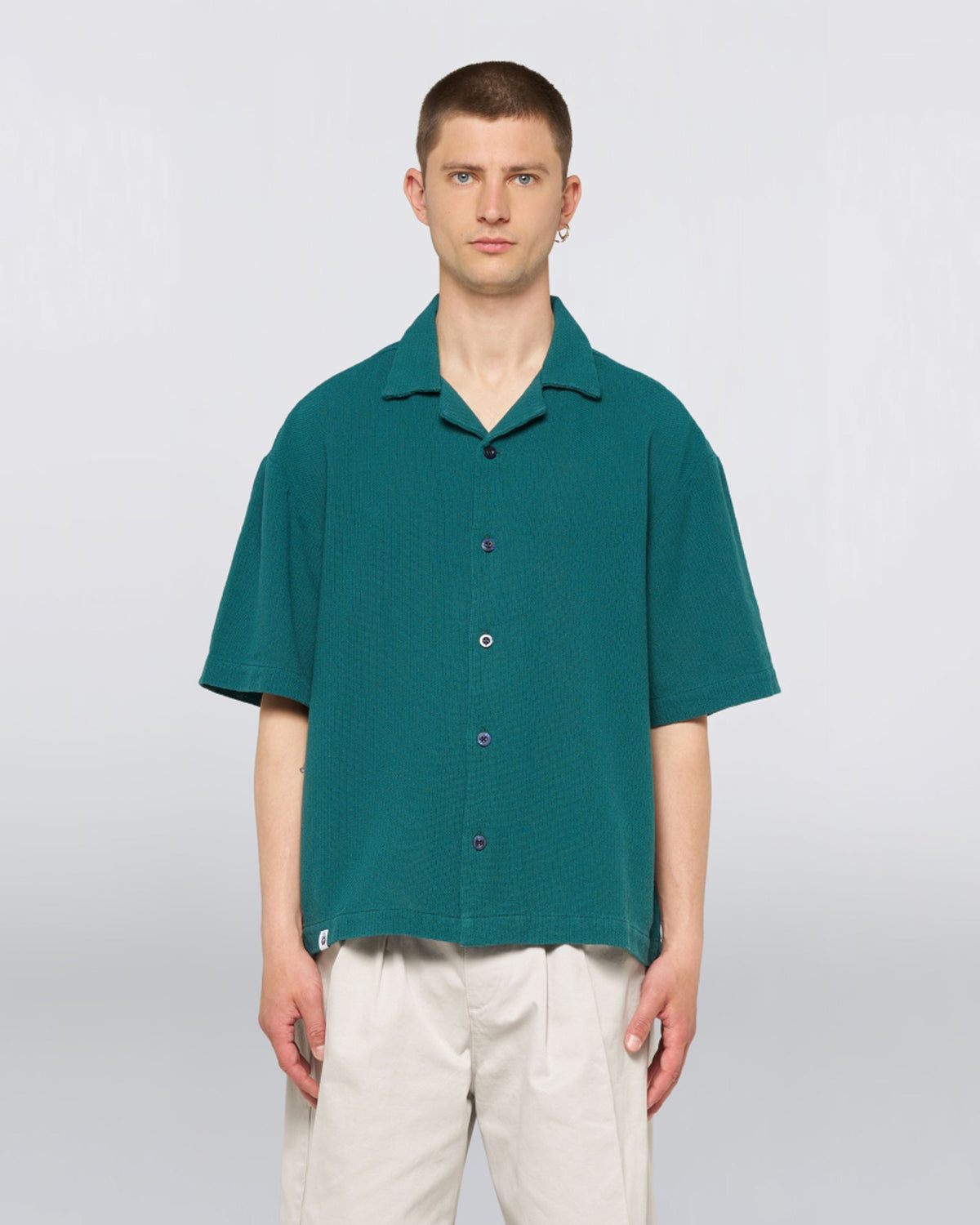 Edwin S/S Saga Shirt - Mediterranea Garment Washed
