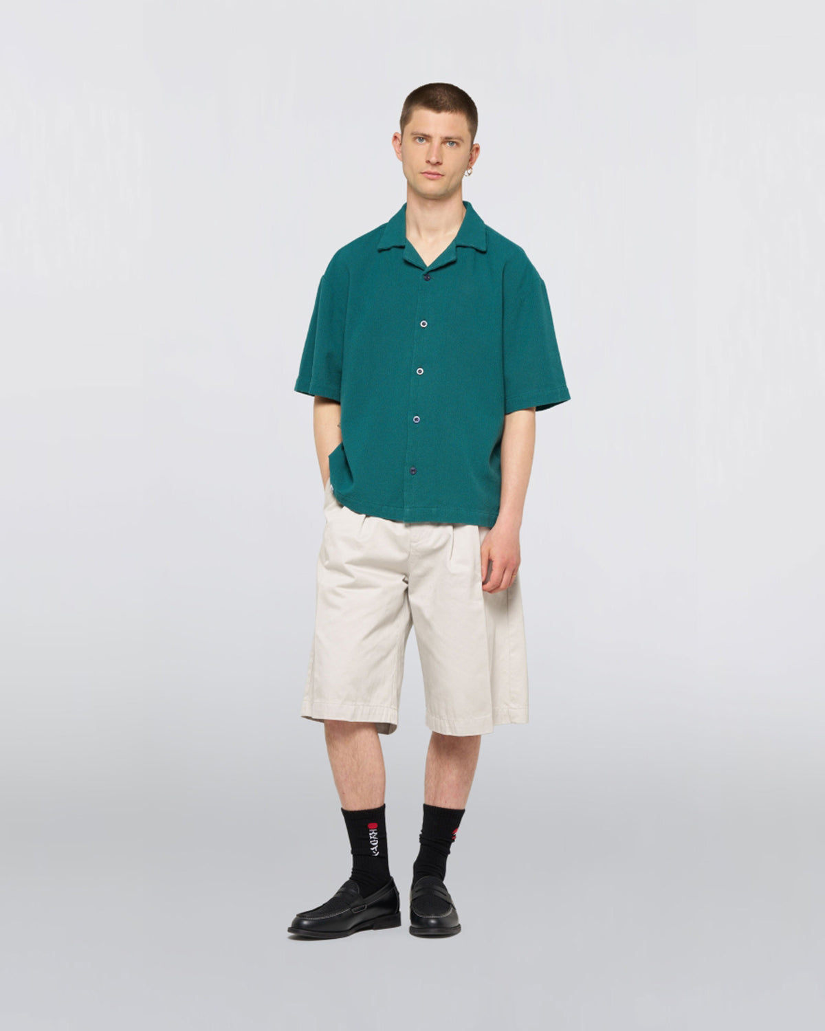 Edwin S/S Saga Shirt - Mediterranea Garment Washed