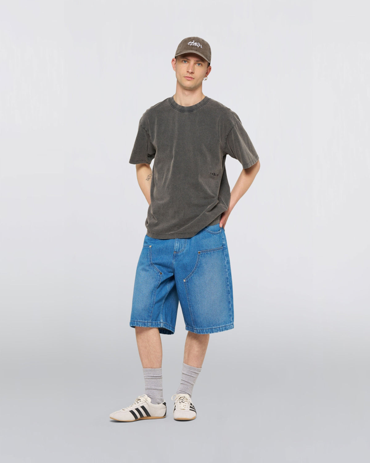 Edwin Axiom Tee - Grey Marble Fade Out | Edwin T Shirts | Jeanstore