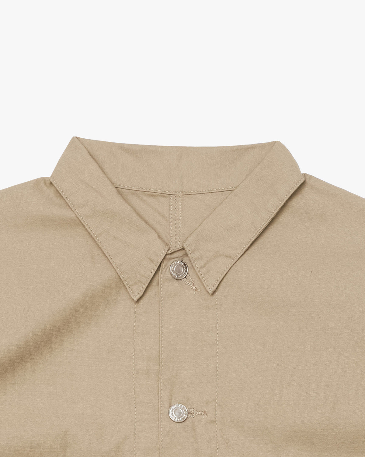 Edwin Military Cloth Back Satin Coverall - Beige Garment Washed