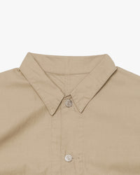 Edwin Military Cloth Back Satin Coverall - Beige Garment Washed