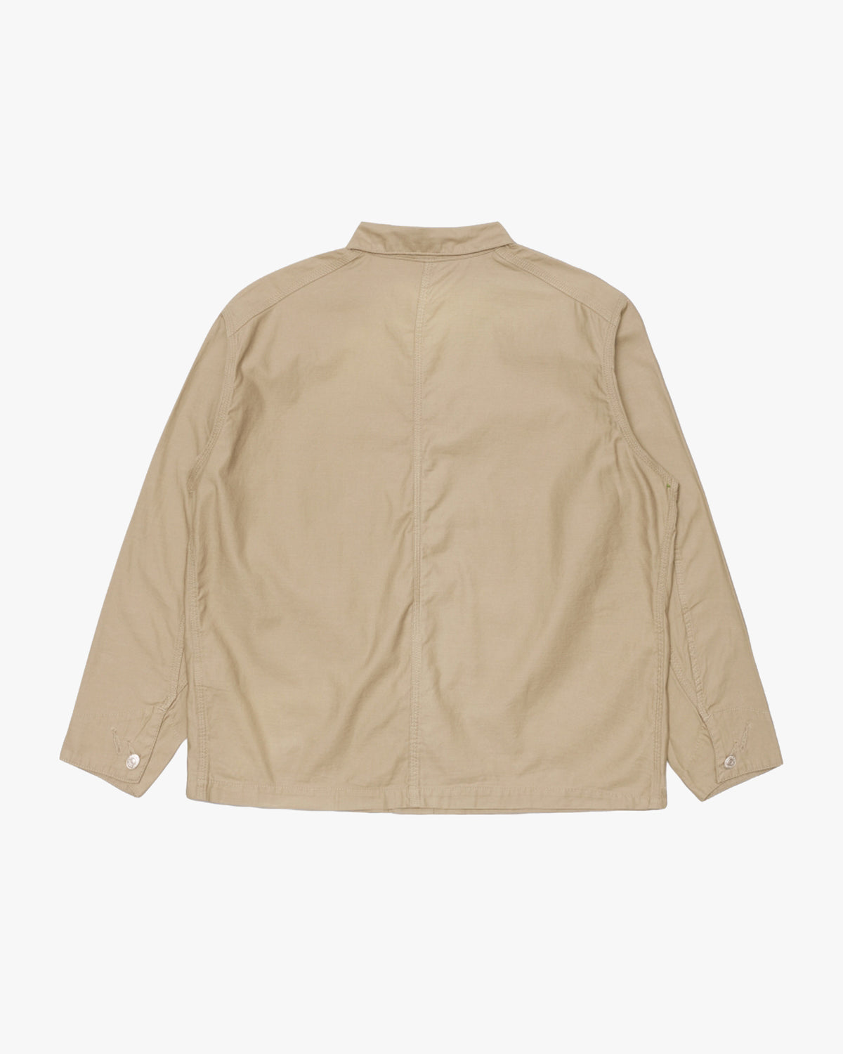 Edwin Military Cloth Back Satin Coverall - Beige Garment Washed