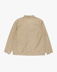 Edwin Military Cloth Back Satin Coverall - Beige Garment Washed