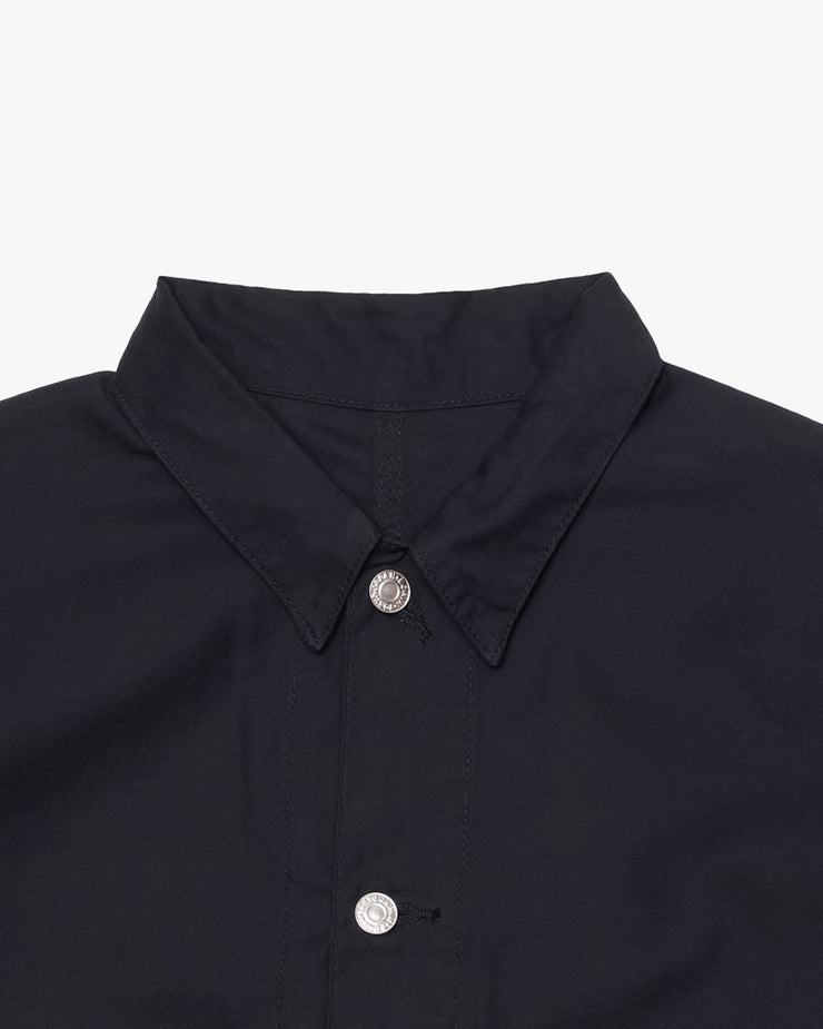 Edwin Military Cloth Back Satin Coverall - Black Garment Washed