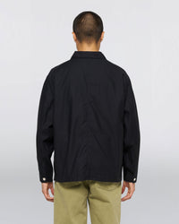 Edwin Military Cloth Back Satin Coverall - Black Garment Washed