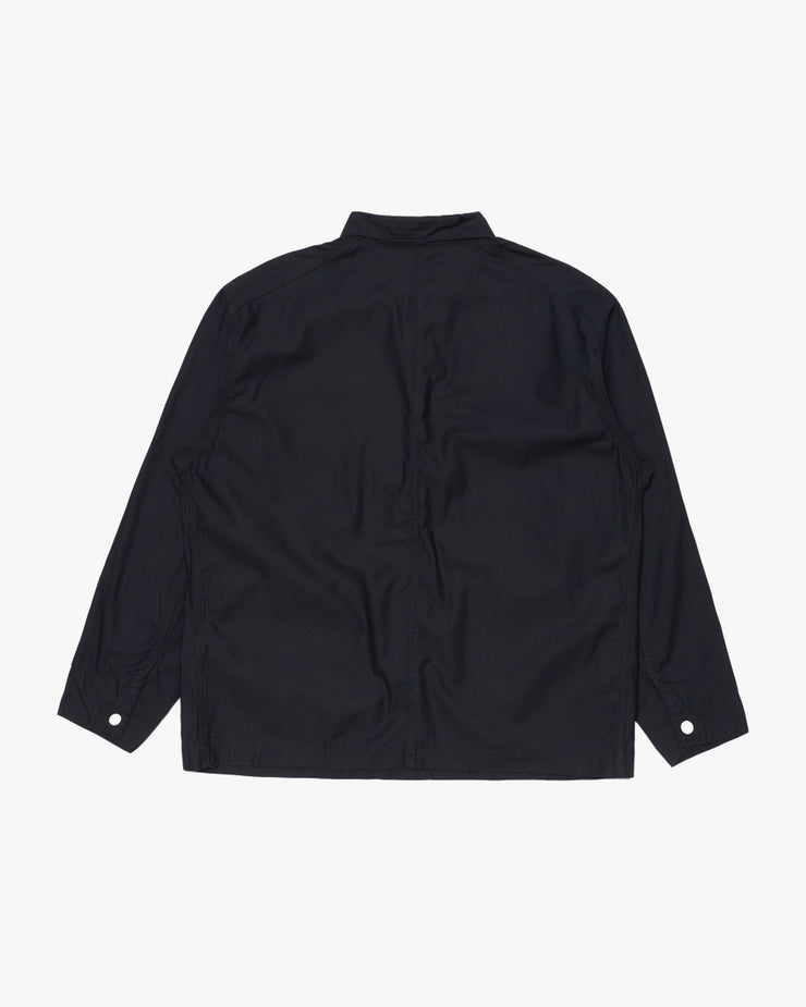 Edwin Military Cloth Back Satin Coverall - Black Garment Washed