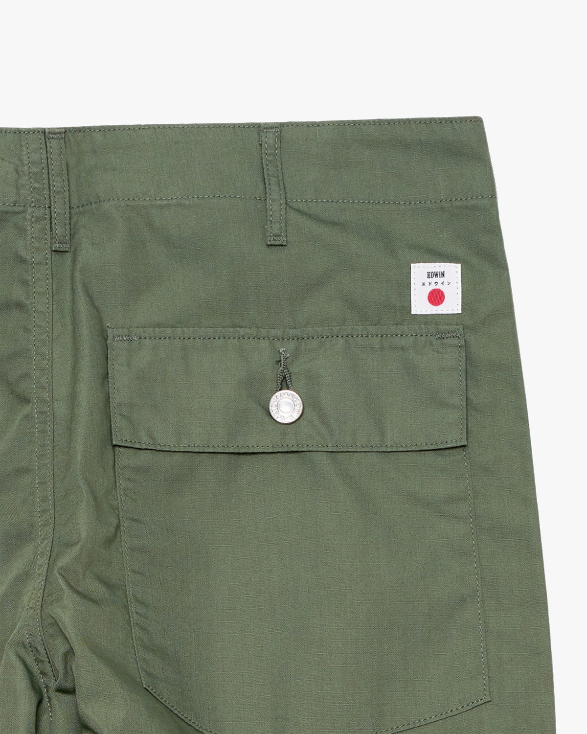 Edwin Baker Pant - Olive Garment Washed Ripstop