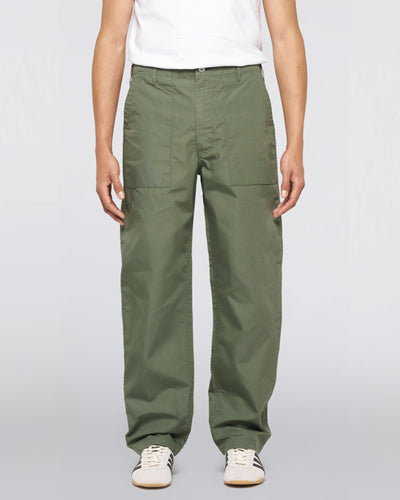 Edwin Baker Pant - Olive Garment Washed Ripstop
