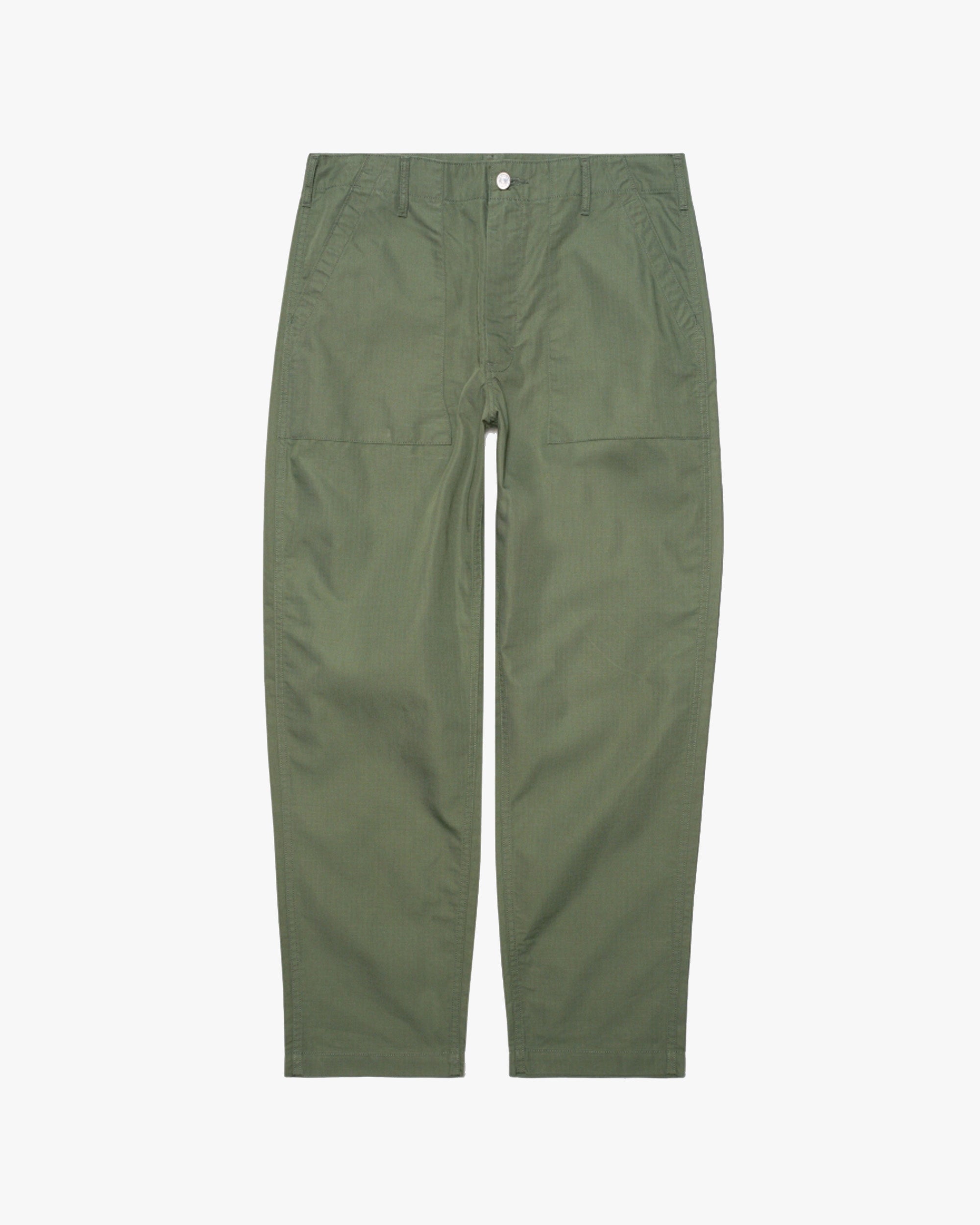 Edwin Baker Pant - Olive Garment Washed Ripstop