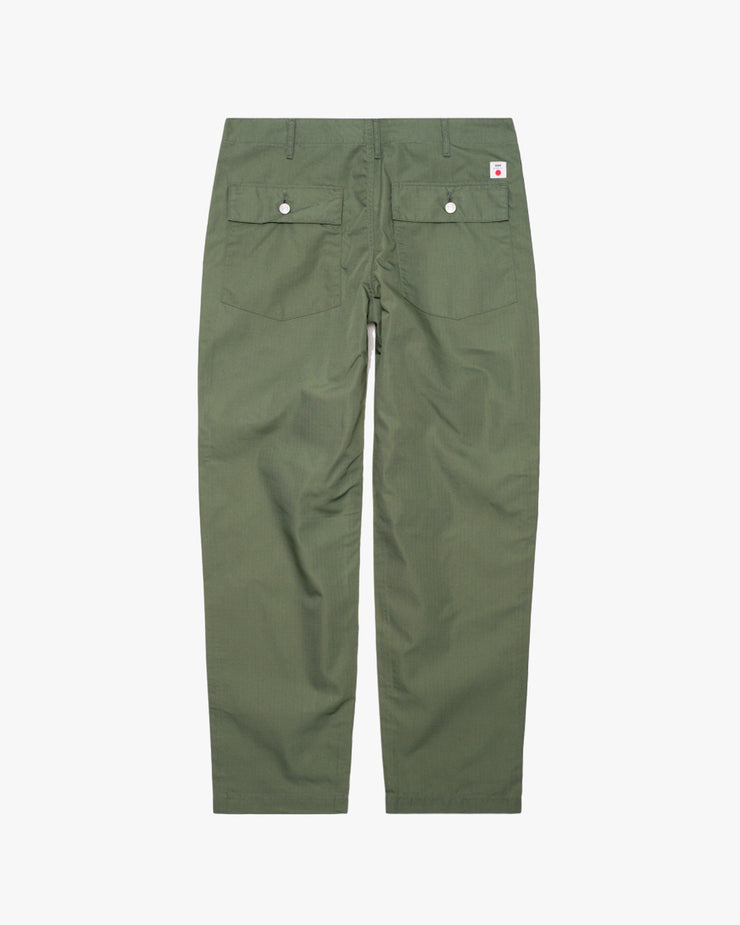 Edwin Baker Pant - Olive Garment Washed Ripstop