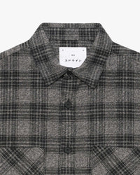 Edwin Ace Shirt - Black / Grey Garment Washed | Edwin Shirts | Jeanstore