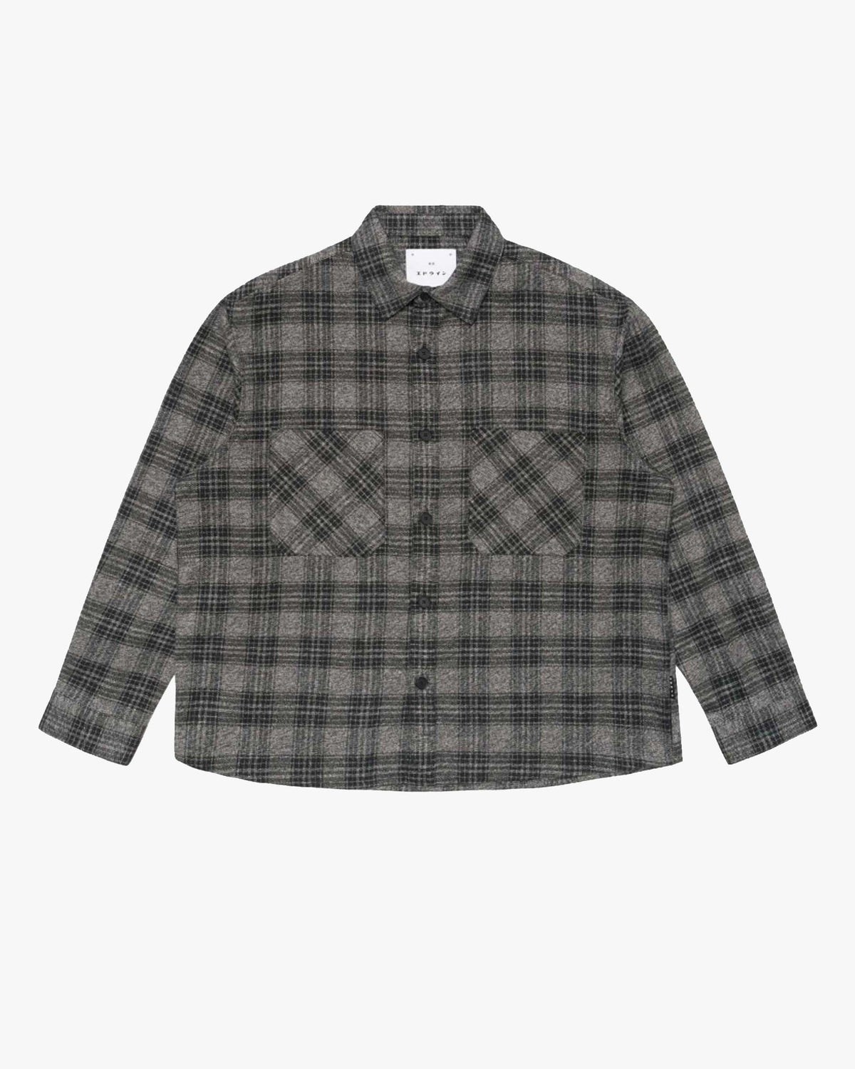 Edwin Ace Shirt - Black / Grey Garment Washed | Edwin Shirts | Jeanstore