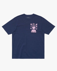 Edwin Soba Yasube Tee - Maritime Blue