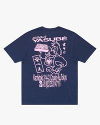 Edwin Soba Yasube Tee - Maritime Blue