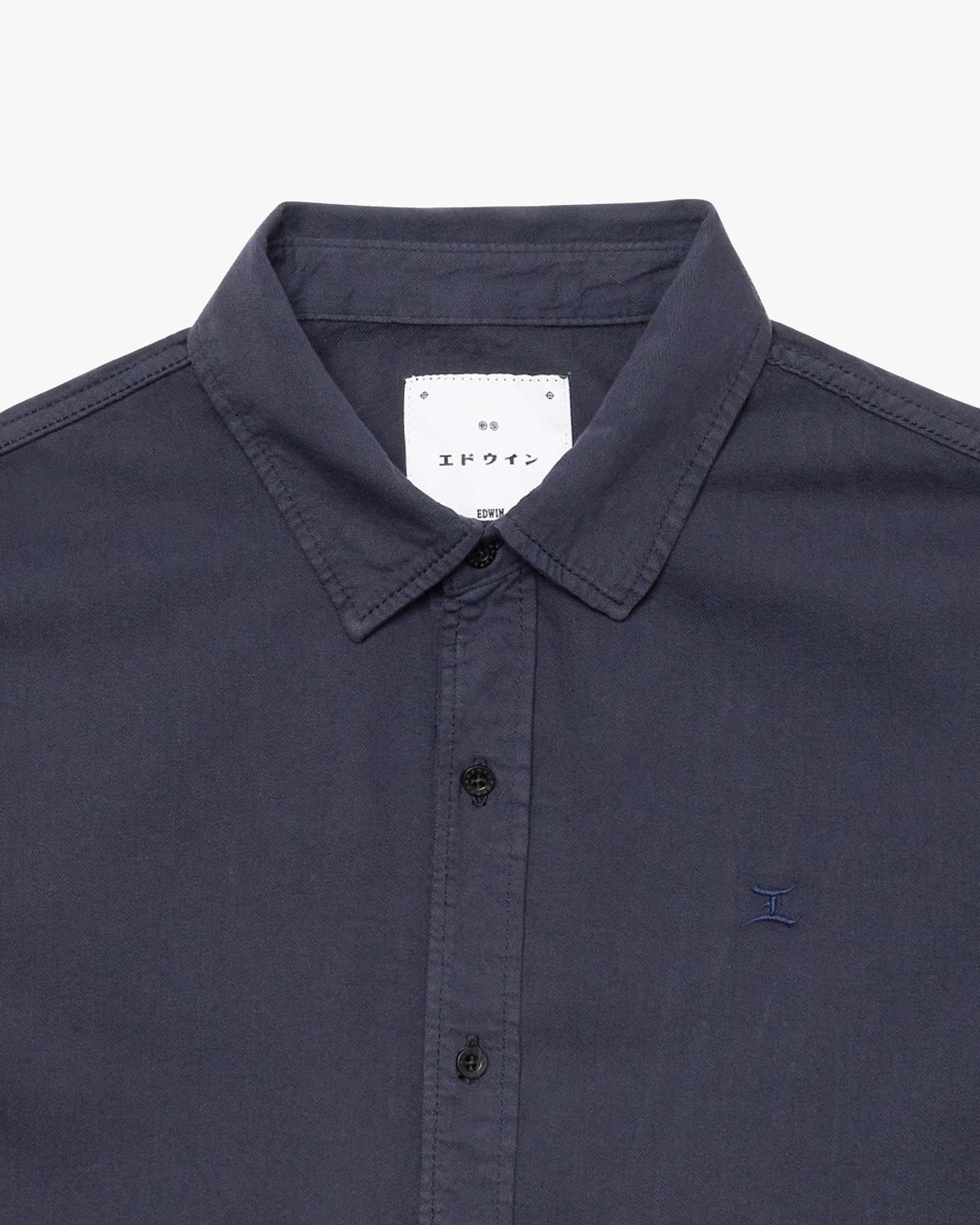 Edwin Sebastian Shirt - Night Sky Garment Dyed