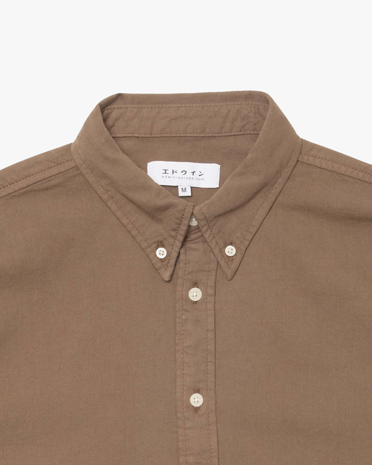 Edwin Arlo L/S Shirt - Rain Drum Garment Dyed