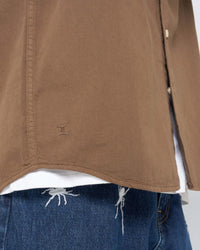 Edwin Arlo L/S Shirt - Rain Drum Garment Dyed