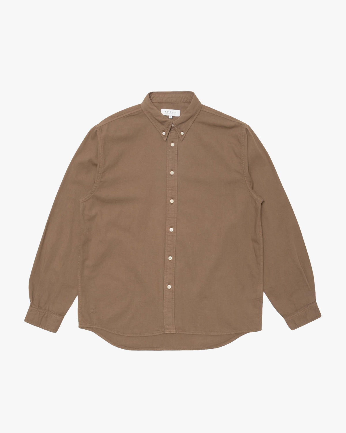 Edwin Arlo L/S Shirt - Rain Drum Garment Dyed